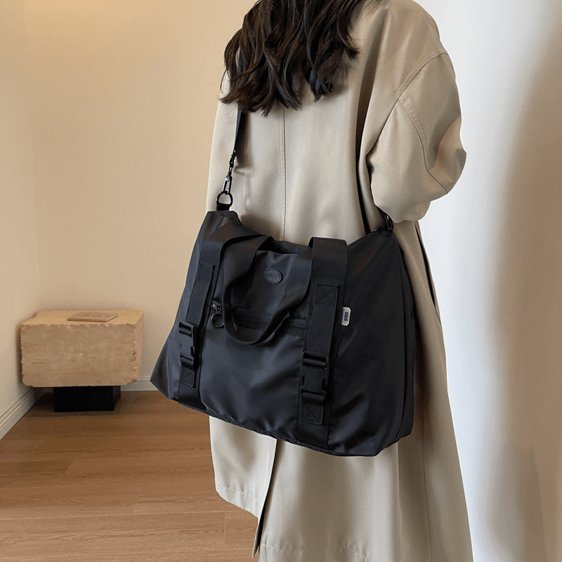 出门装衣服行李袋旅行包大容量女健身包高级感防泼水旅游手提包