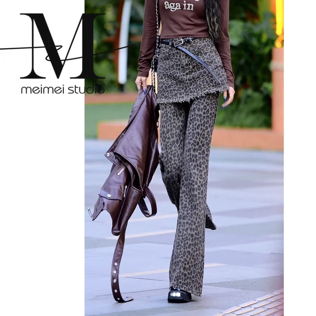 新款时尚设计师微喇水洗搭高端喇叭牛仔裤686-30860685