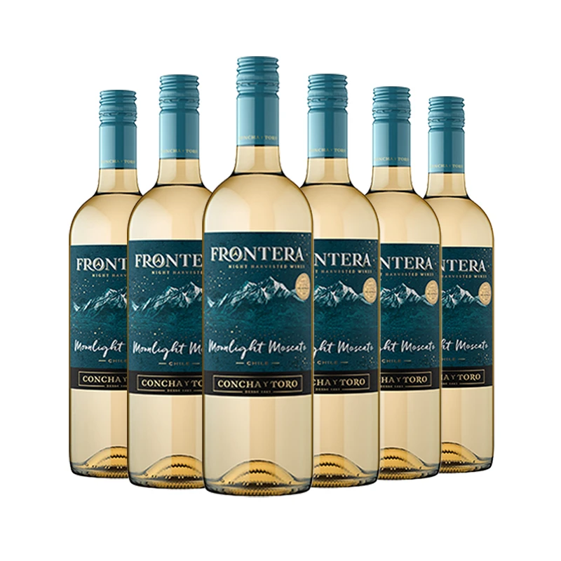 【正品行货】干露缘峰夜收蓝月莫斯卡托甜白葡萄酒智利进口原瓶