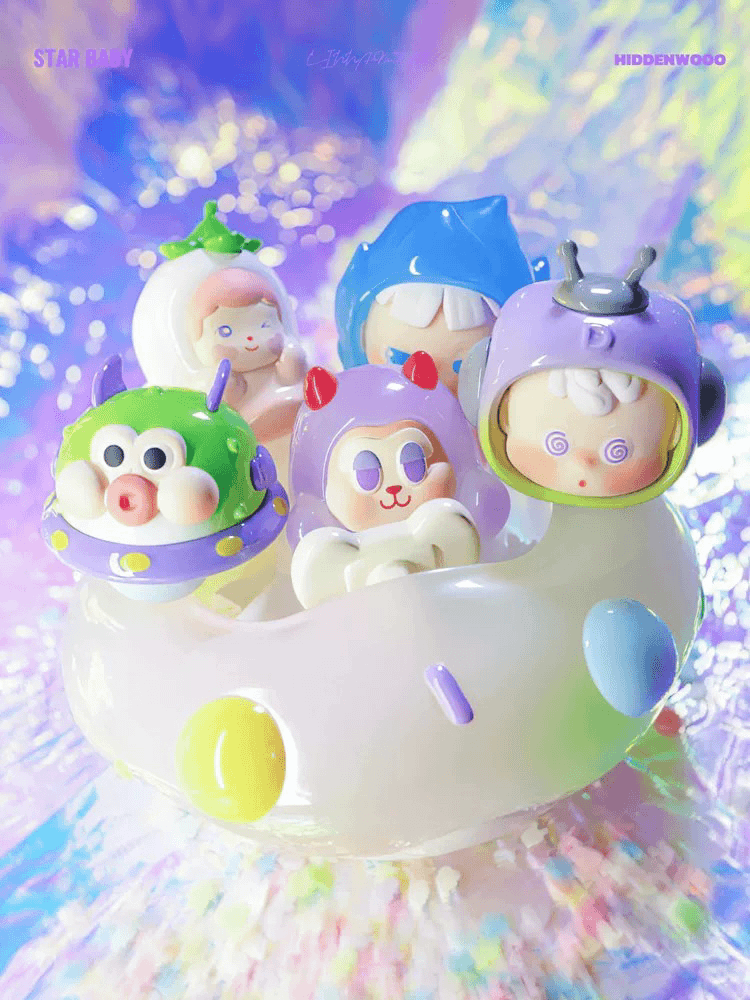 黑灯屋星际宝贝萌粒盲盒可爱mini摆件玩具公仔女