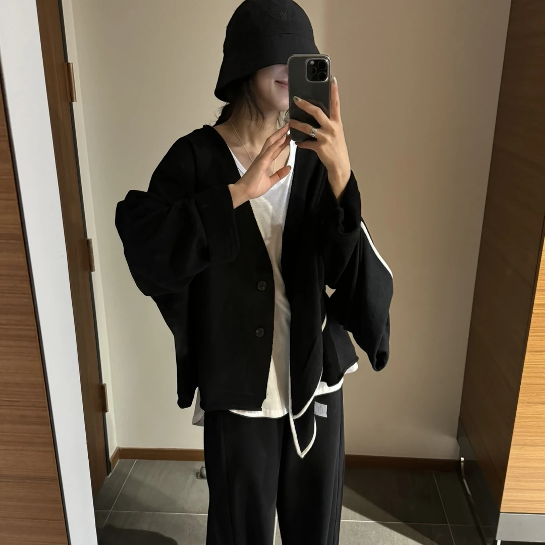 ｛귤 언니｝re实穿慵懒圈圈宽松外套