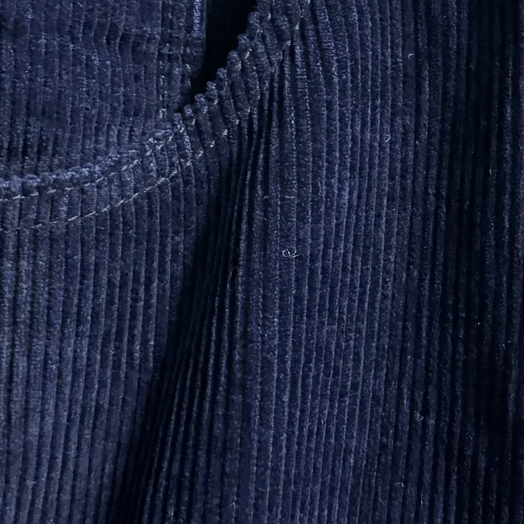 ｛귤 언니｝us治愈蓝坑条休闲裤