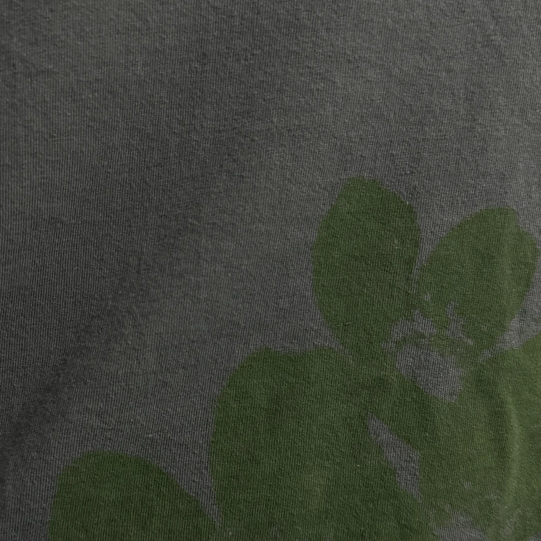 ｛귤 언니｝gl自留印象绿花T恤