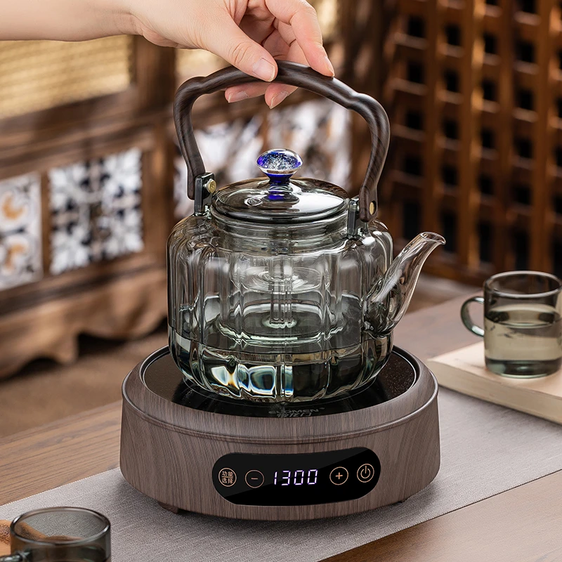 2025新款煮水家用提梁壶耐热加厚茶具煮茶器茶炉保温电陶炉套装