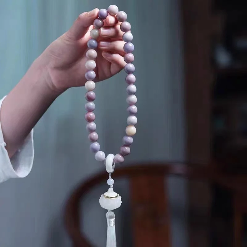 七彩祥云菩提根手持手串 佛珠