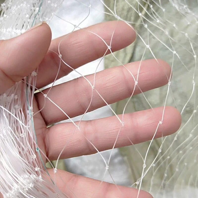 长虫网加粗白色渔网养殖维护果园农场防蛇网手工渔丝网