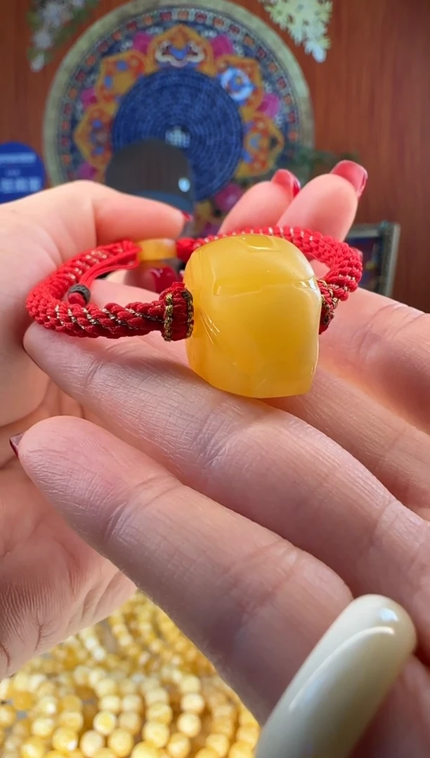 【闪购商品】蜜蜡手绳未镶嵌钢铁侠手绳
