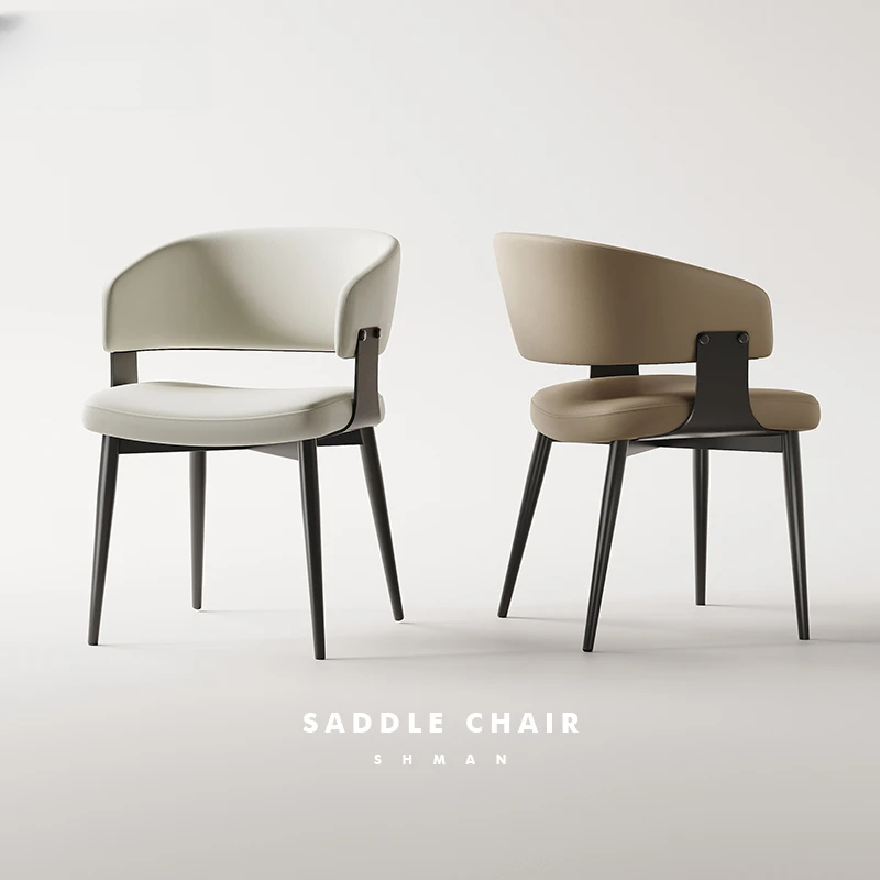 轻奢创意餐椅现代简约家用设计师餐厅餐桌椅子靠背椅2024新款餐椅