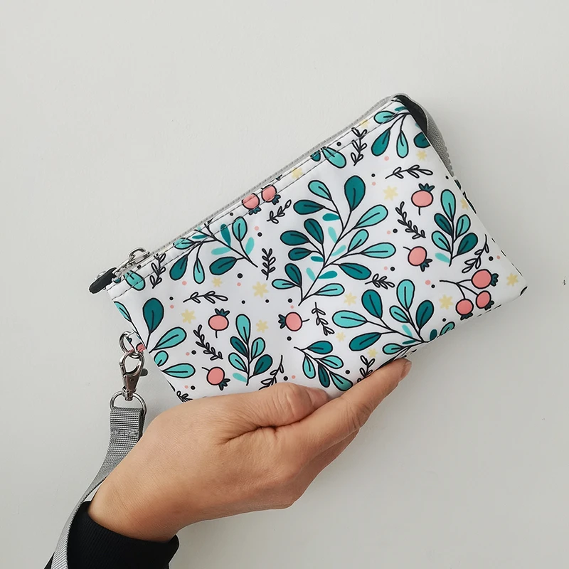 2024新款印花手拿包女零钱包手机包收纳包手腕小包包买菜散步包