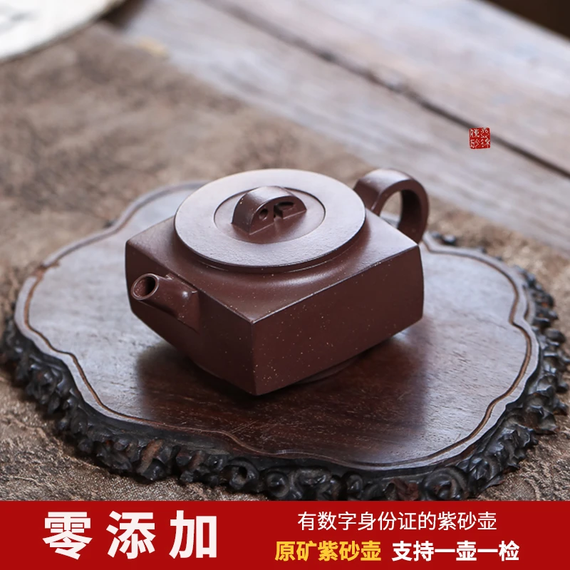 0添加100cc手工制玉琮壶 黄龙山 纯原矿40目五号井底槽青