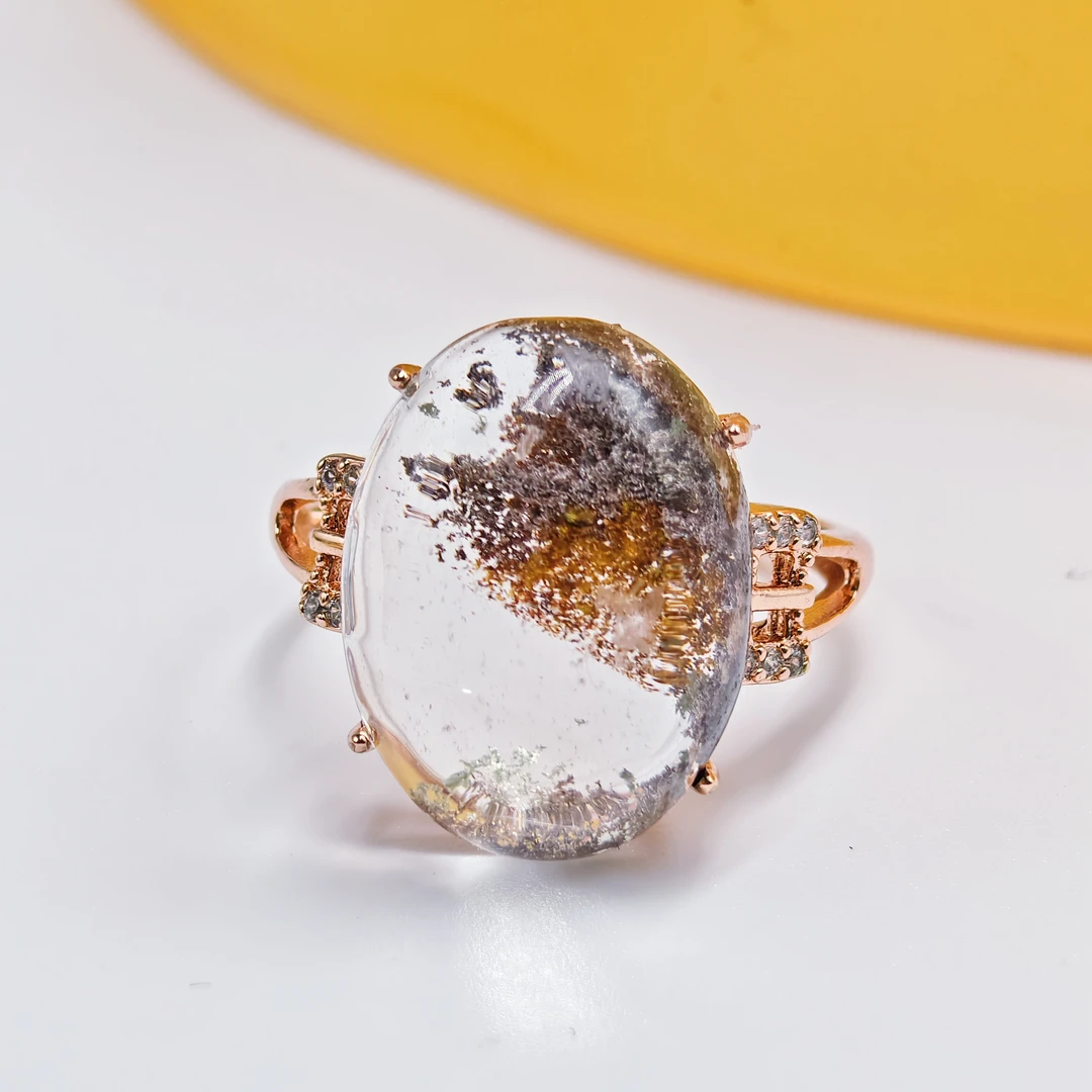 【天然幽灵】天然幽灵戒指 多样性发一