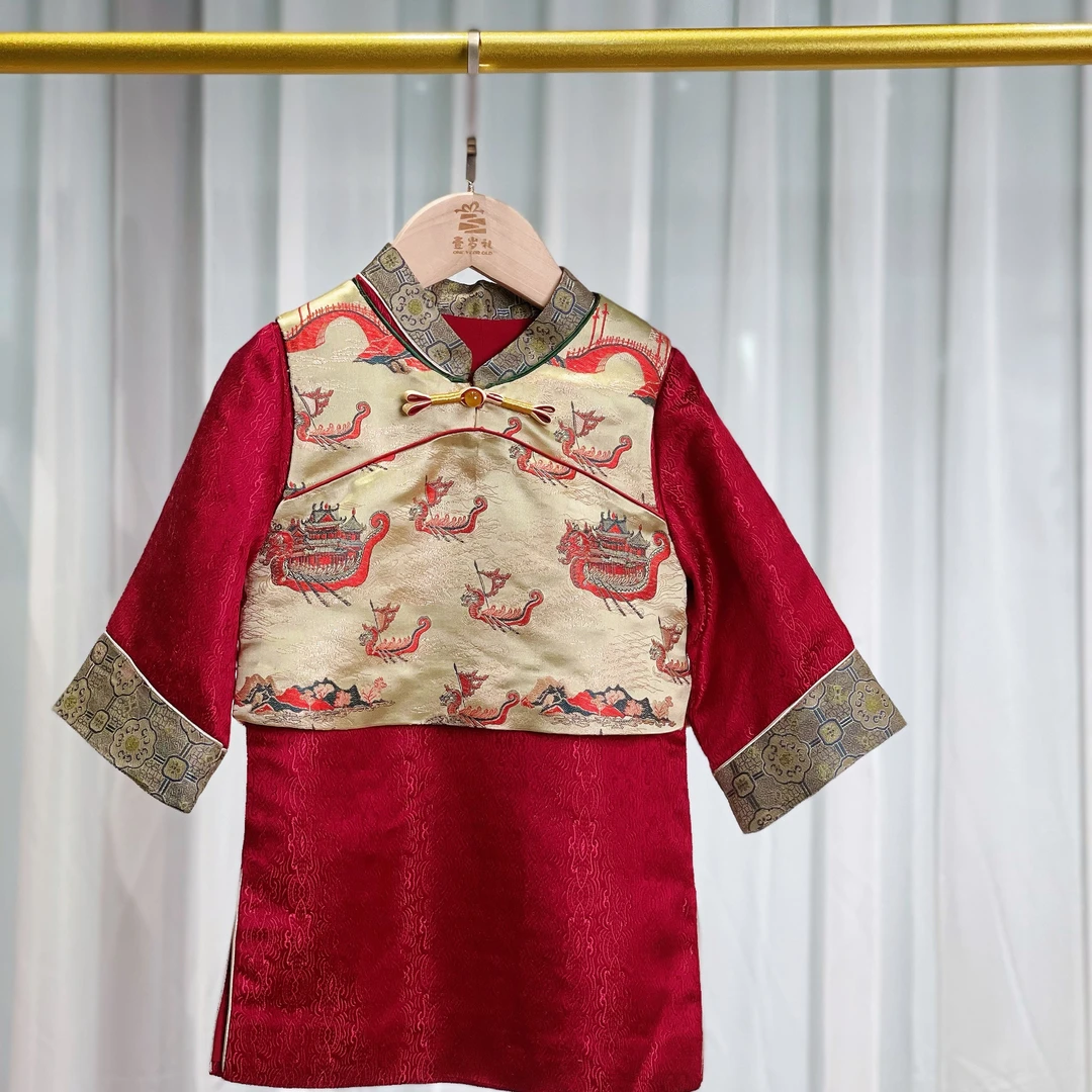 【云舟】男宝宝周岁礼服中式唐装高定款