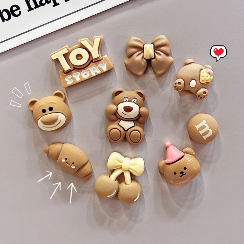 手工diy材料树脂配件可爱卡通3D立体贴纸贴片杯子手机壳装饰套装