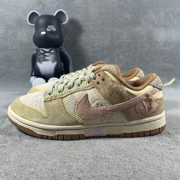 二手36码 Nike Dunk 板鞋 绿色 染色污渍 无盒公价789