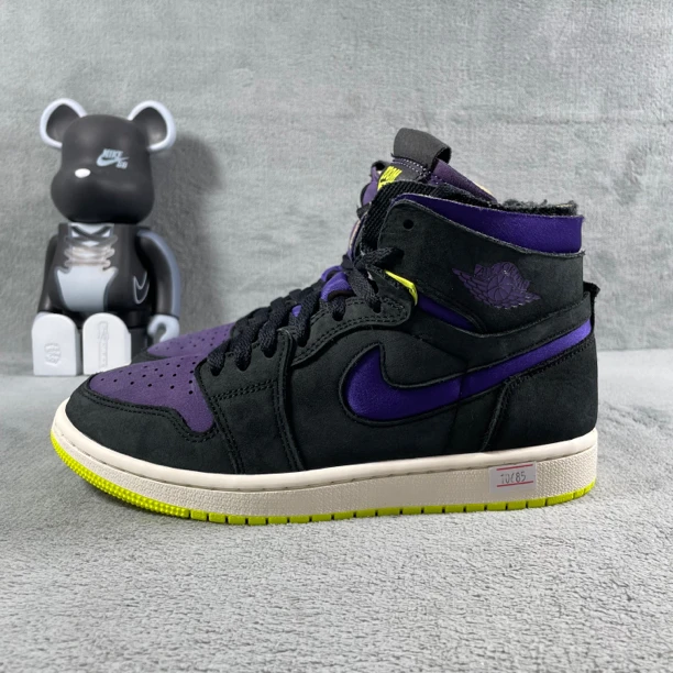 二手37.5码 Air Jordan 1 休闲鞋 黑 划痕水渍 无盒 公价599