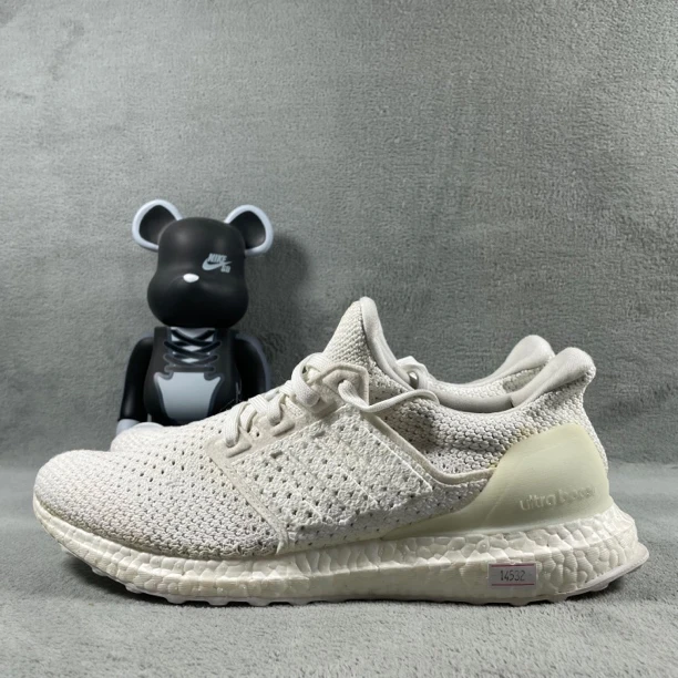 二手43码 adidas Ultra 跑鞋 白 磨损内衬污渍氧化 公价1099