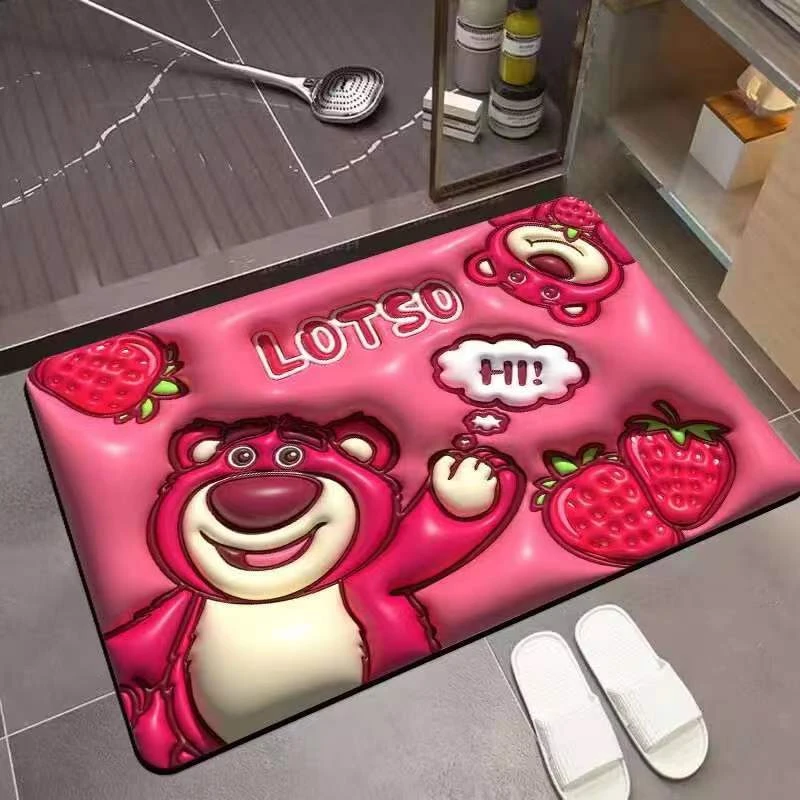 家用入户软硅胶硅藻泥进门垫卫生间门口浴室防滑脚垫吸水地垫地毯