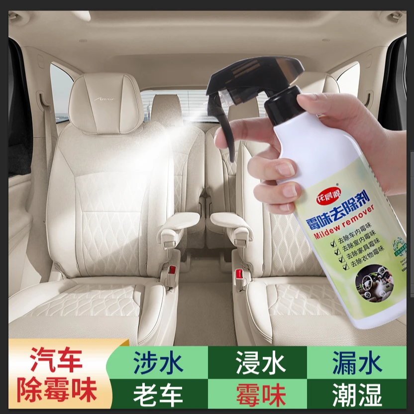 汽车除霉味泡水车除味神器车内座椅地毯发霉除异味老旧车除臭喷雾
