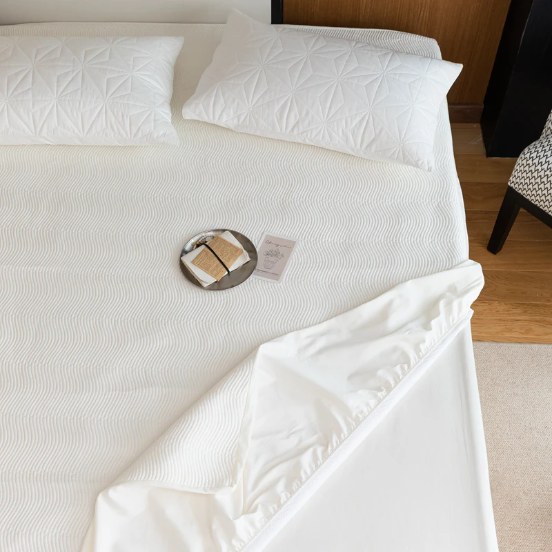 100支长绒棉加棉床笠