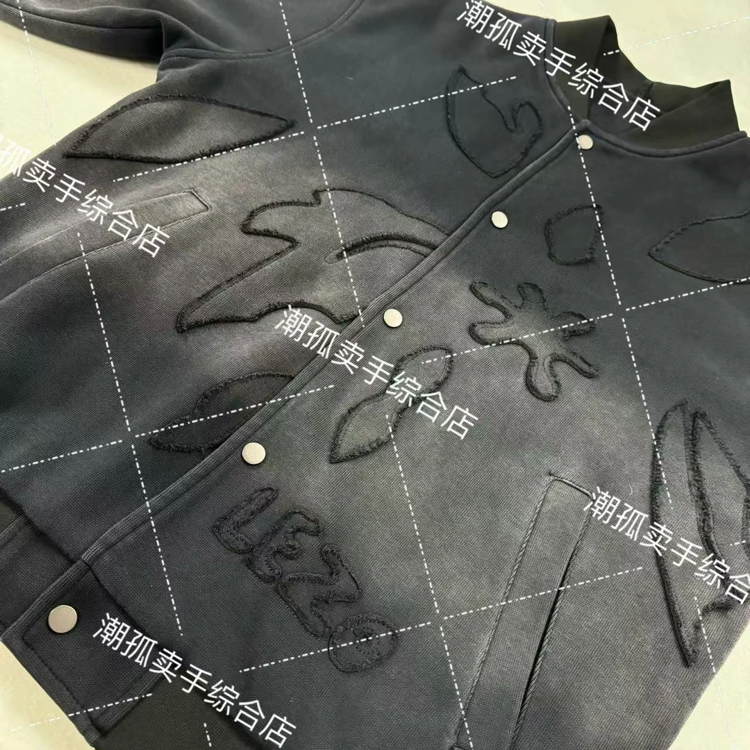 小众潮牌买手店男女同款贴布“飘花”外套6052