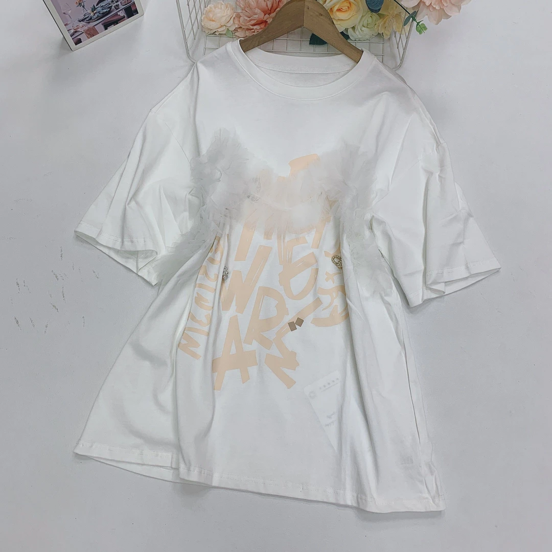 306夏季新款高考毕业季白色时尚休闲百搭宽松潮流夏款T恤