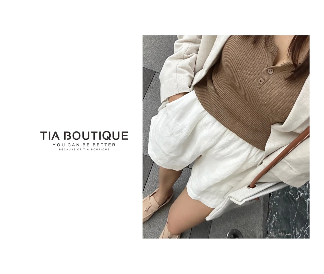 【亚麻控】人手必备百搭松弛感亚麻短裤5150