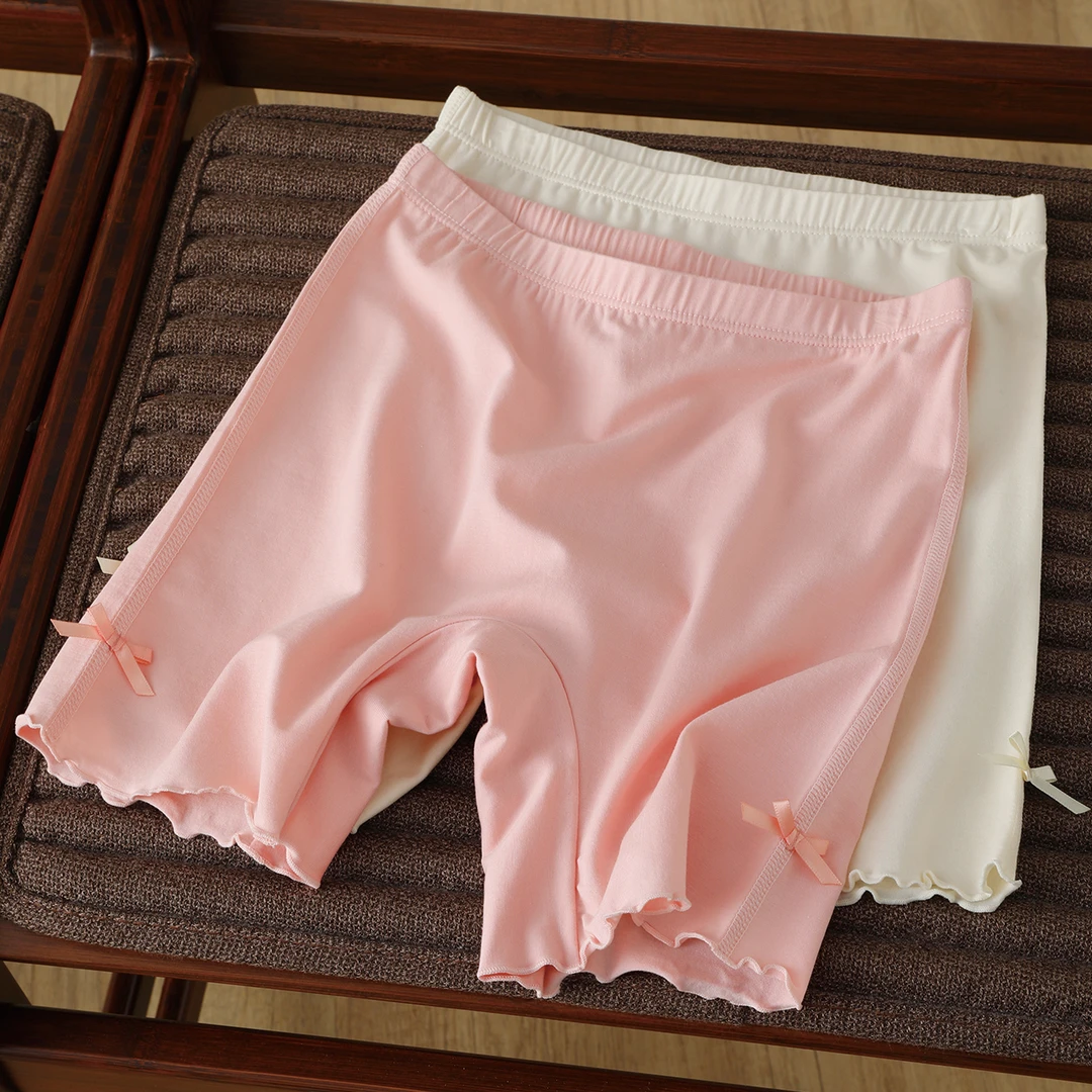 莱赛尔女童安全裤内裤二合一夏季薄款莫代尔儿童女孩打底裤防走光