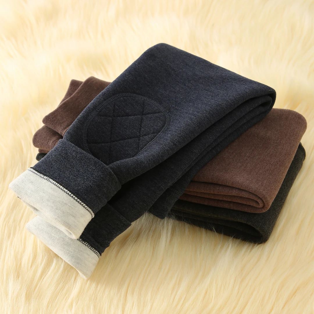 123033196（清货特价）儿童护膝保暖裤绒裤男童内穿加绒热能裤