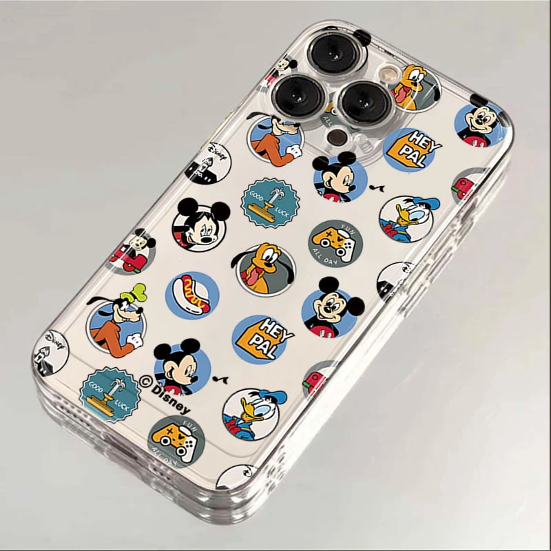 米奇米老鼠iphone15苹果手机壳14promax硅胶13pro透明12女11全包X