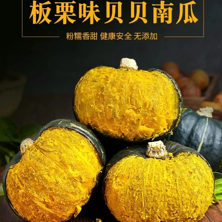【开饭了专属】正宗贝贝南瓜4.5斤--5斤【不粉包赔】【4--6个】