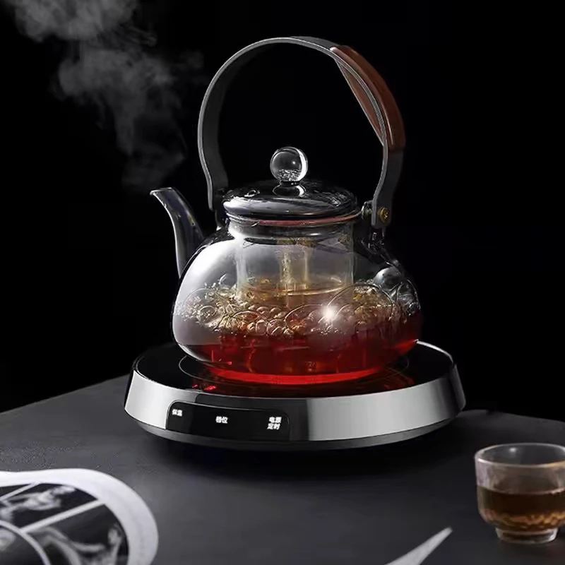 新款艾玛诗电陶炉T7围炉超薄煮茶炉保温定时1300W煮茶炉分茶器