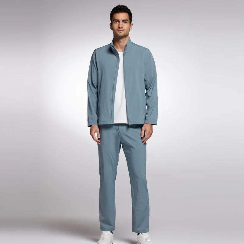 爱慕先生23SS轻商旅系列休闲男士Meeting Ku薄款长裤NS82J821