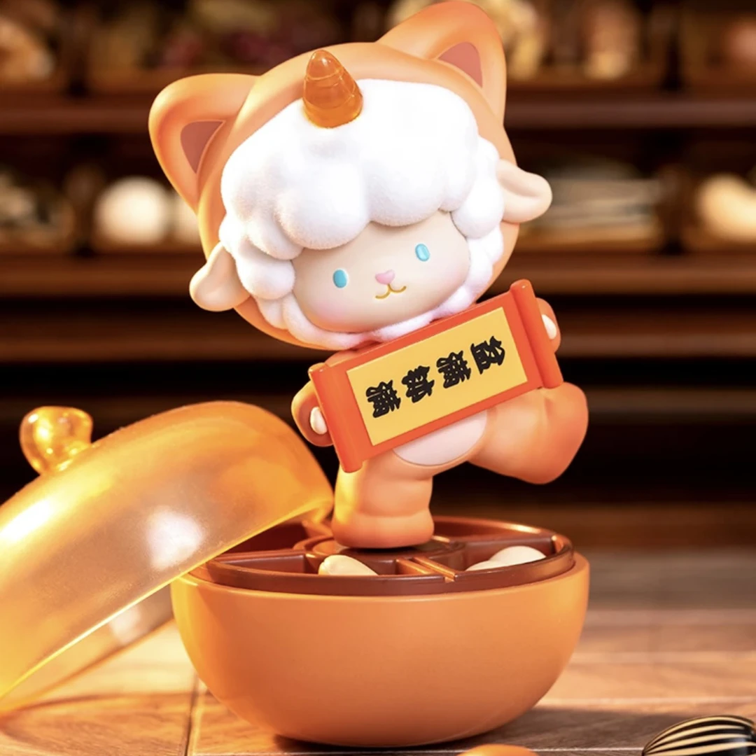 【拆盒】TOPTOY卷卷羊咩记干果铺系列手办盲盒羊小卷手办可爱礼物