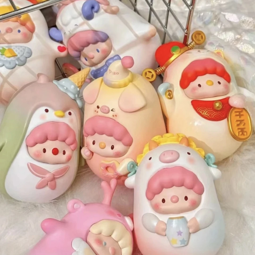 正版芝麻娃娃嘟嘟DUDU梦境系列二代不倒翁盲盒摆件公仔