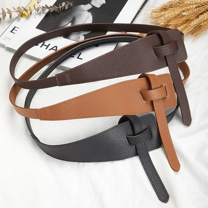 |TS4|配饰腰带女大衣装饰腰封女简约皮带女搭配裙子打结23S8812