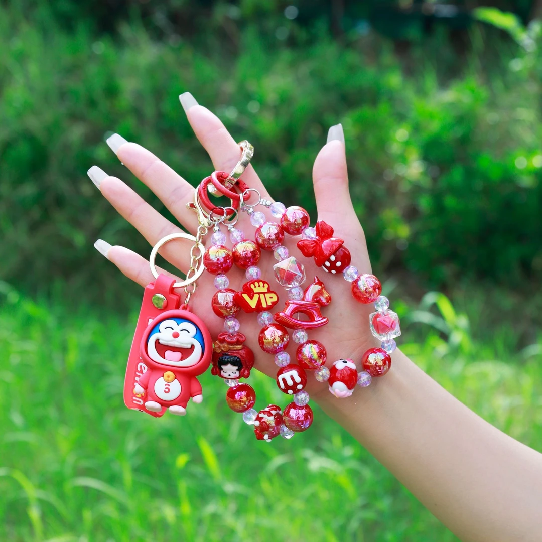 【主播现拆】手绘亚克力串珠卡通包挂饰品手机链盲盒钥匙扣盲盒