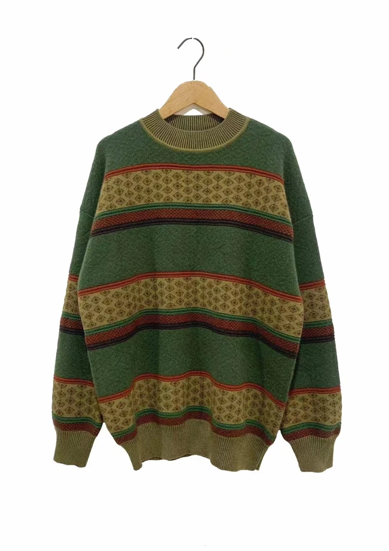 7阁小府～左岸迷香原创针织上衣7023