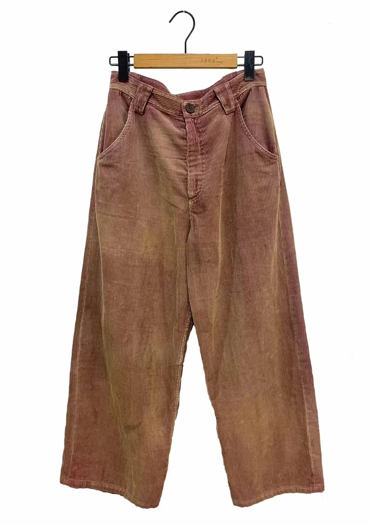 7阁小府～左岸迷香原创灯芯绒休闲裤24FW3016