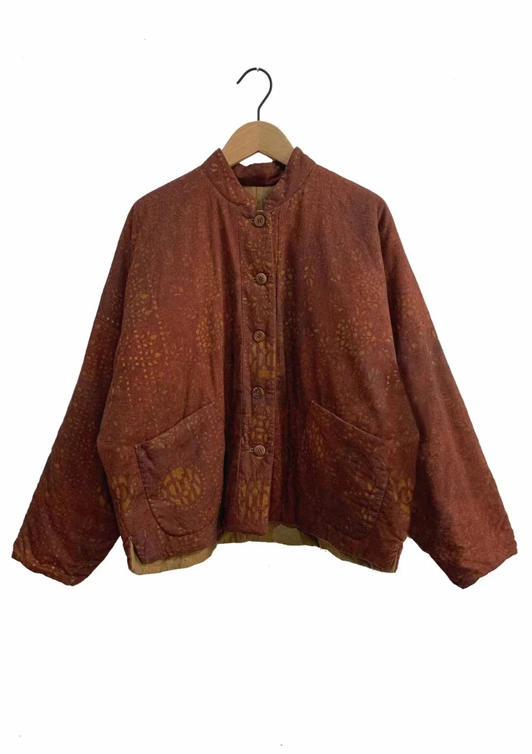 7阁小府～左岸迷香原创秋冬短棉袄24FW8023