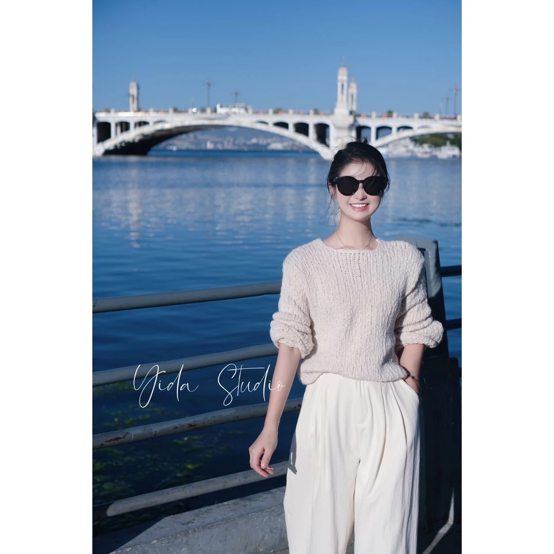 YIDA【午后漫步】秋冬新款百搭慵懒感长裤