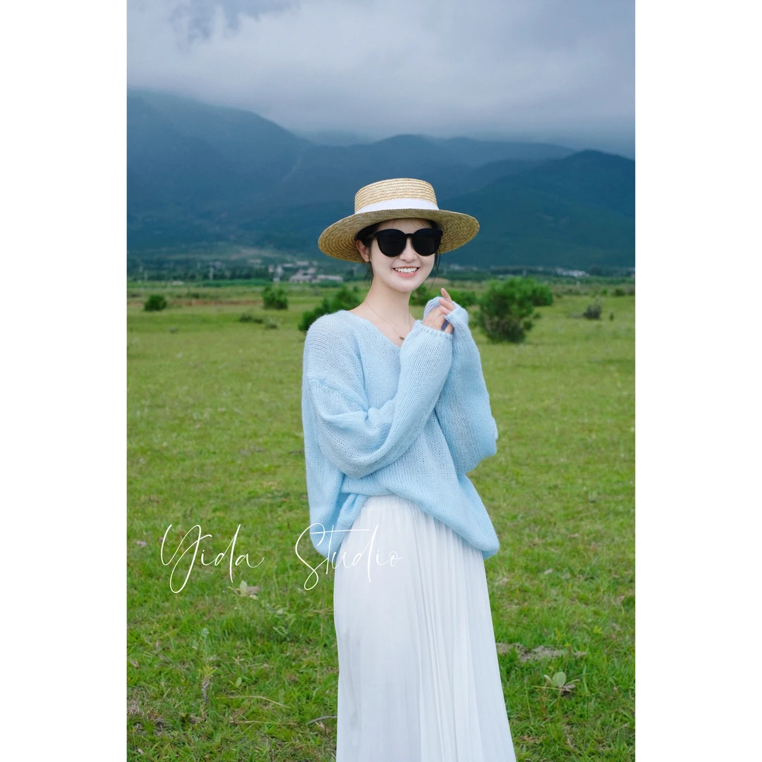 YIDA【初秋】马卡龙色系慵懒风毛衣