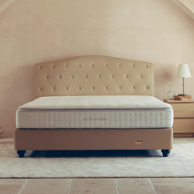 【白骑士lite】喜临门防螨袋装透气针织面料环保记忆海绵床垫