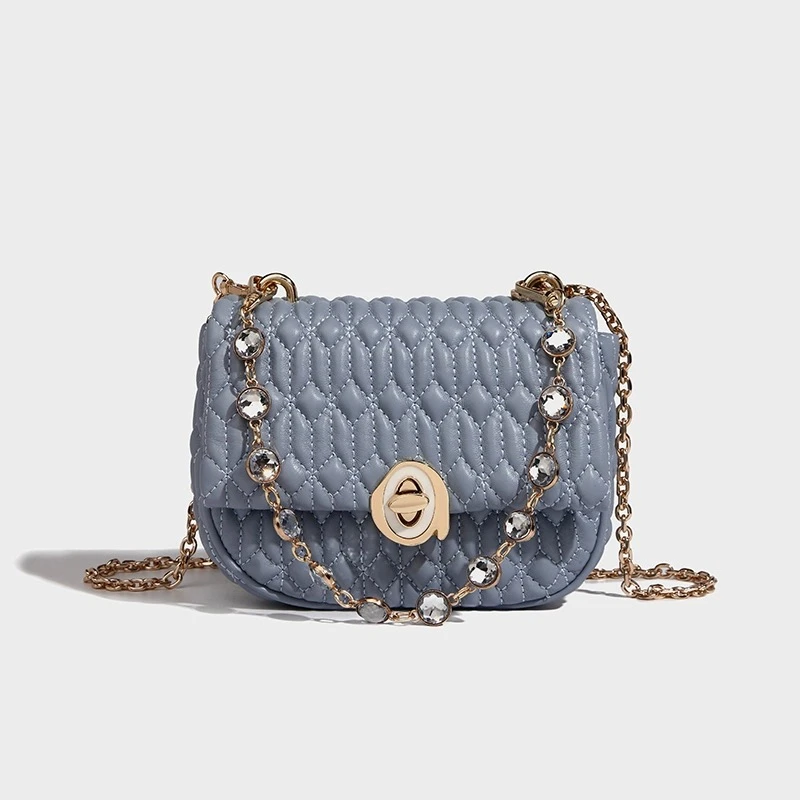 单肩包包女新款女神气质小众链条斜挎包