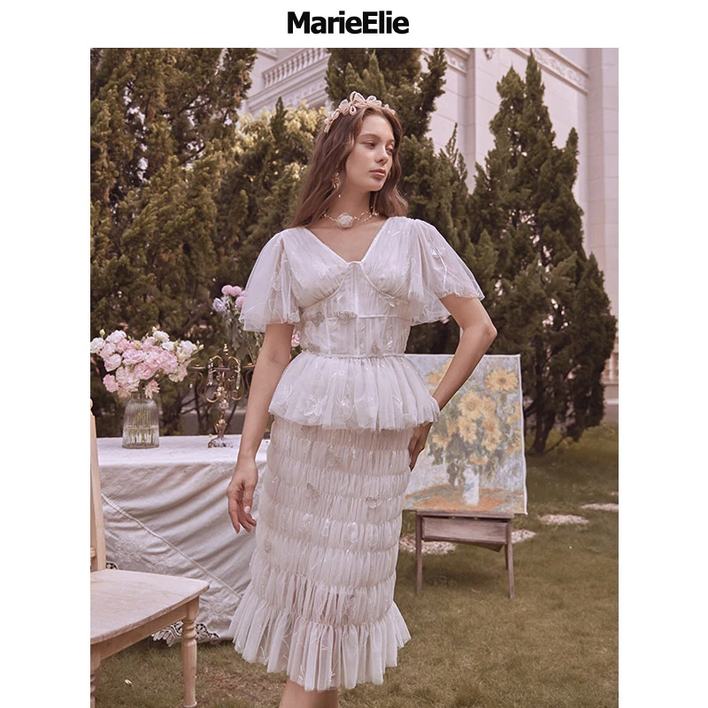 【宠粉专属】Marie Elie【漫纱郁淑】上衣EAB12D06420