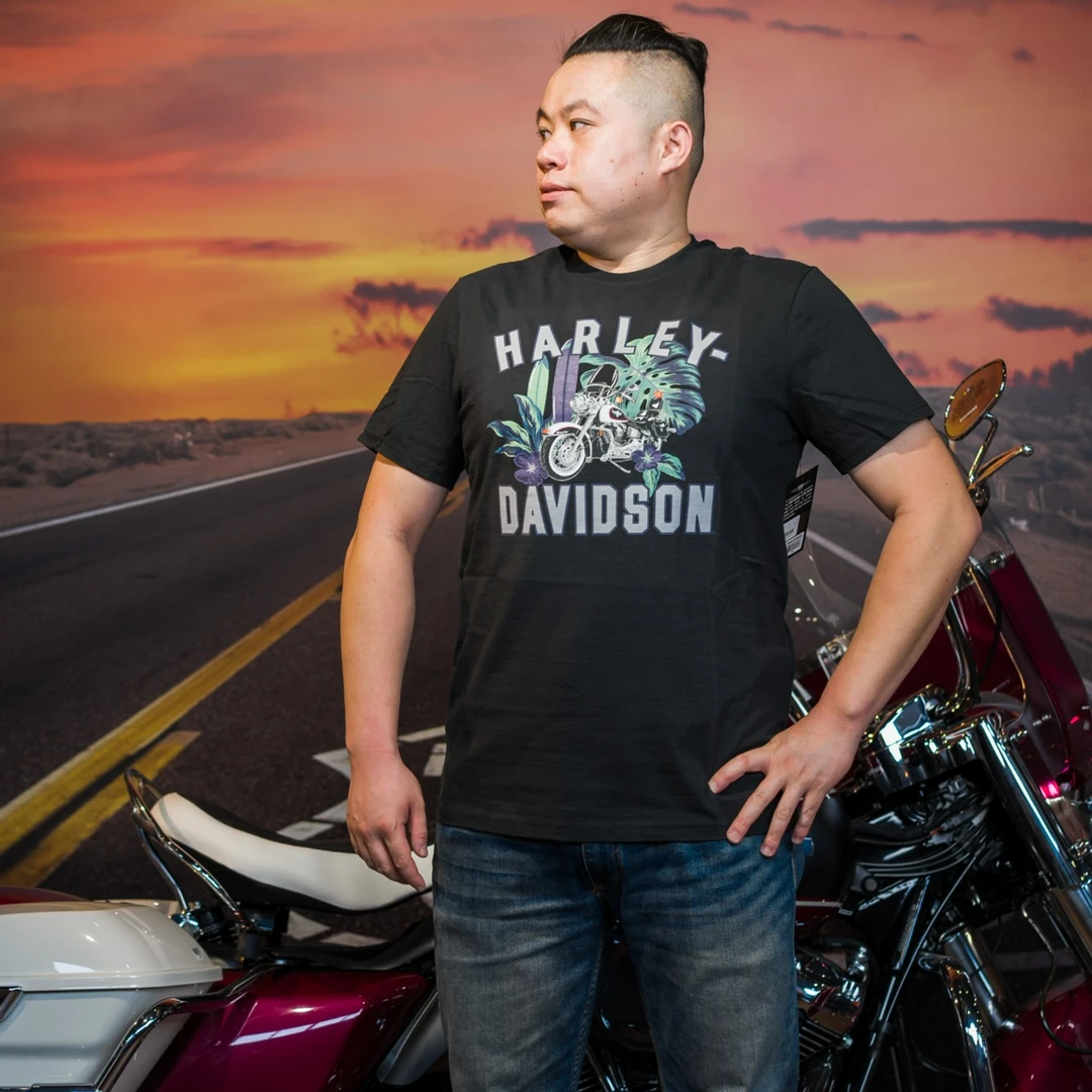 120周年纪念款男士夏季热带风休闲短袖T恤