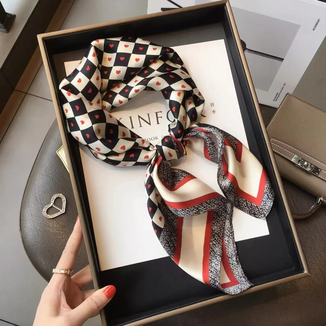 100新款百搭杭州丝绸真丝丝巾70*70##3527