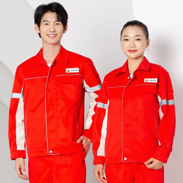 中国石油双层汽修服防静电工作服
