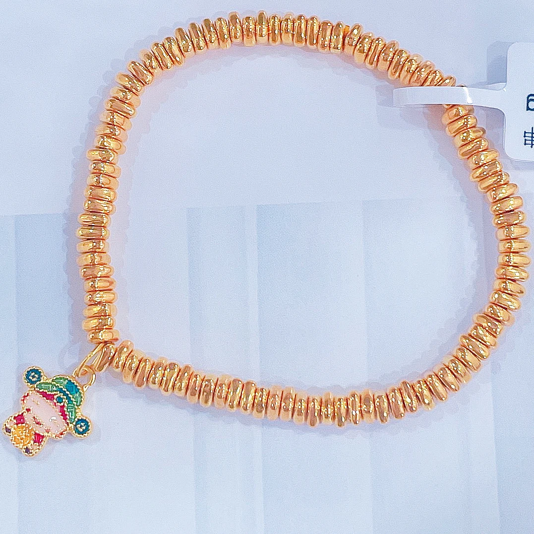 足金999    4.52克盘缠手串百搭气质款黄金手链