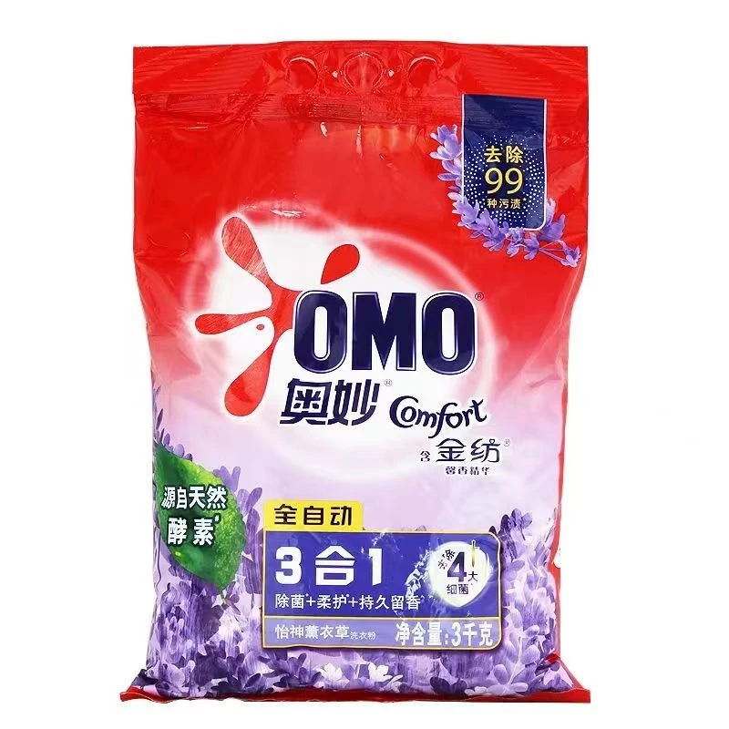 3kg/袋奥妙全自动金纺(洗衣粉)怡神薰衣草