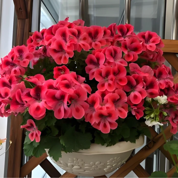 【蝴蝶梅——橙子】 大花天竺葵蝴蝶梅（带花苞 包对版）